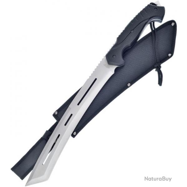 Couteau Machette Frost Cutlery Lame Tanto Acier Inox Manche ABS Etui Nylon FBKH799B