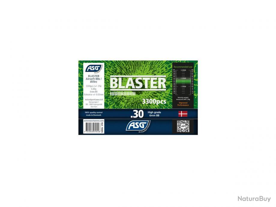 Bouteille 3300 billes Blaster 6mm airsoft 0.12 g