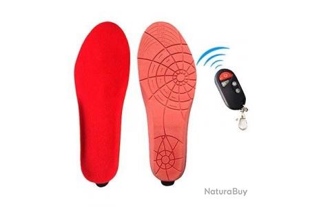 le travail 35-40 pour les aventures dhiver comme la chasse le ski Aiboria Semelles chauffantes rechargeables par USB pour hommes et femmes lavables