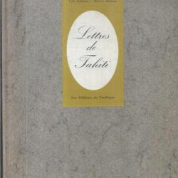LETTRES DE TAHITI  par Tati Salmon et Henry Adams