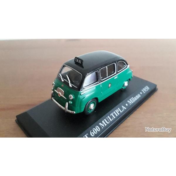 Taxi Fiat 600 Multipla Milan 1958 1:43 neuf