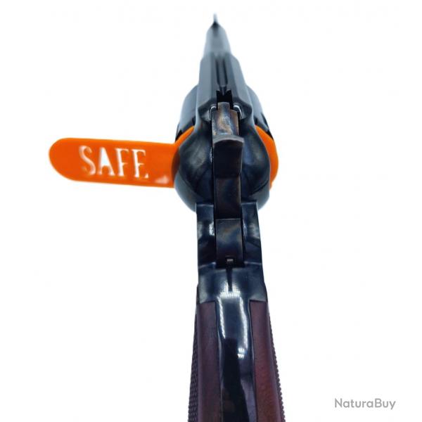 Protge chemines de mise en scurit avec languette Remington 1858 calibre 44 poudre noire