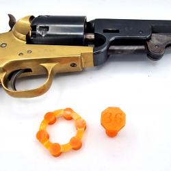 Bouchon et protège barillet de mise en sécurité Colt 1851 Calibre 36 Poudre Noire