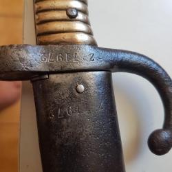 baionette sabbre  chassepot modele 1886