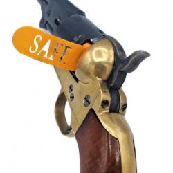Protège cheminées de mise en sécurité avec languette Colt 1851 calibre 36 poudre noire