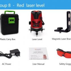 Niveau Laser Rotatif 360 Auto Nivelant 5 LIGNES 6 POINTS, Modele: GROUP 8