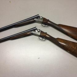 Paire fusils juxtaposés 12/70 - GONDRE à paris (échange possible avec arme rayée)