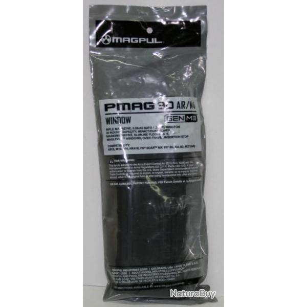 CHARGEUR MAGPUL PMAG 30 AR15 GEN 3 mag556