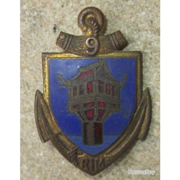 9 Rgiment d'Infanterie de Marine, mail, dos guilloch