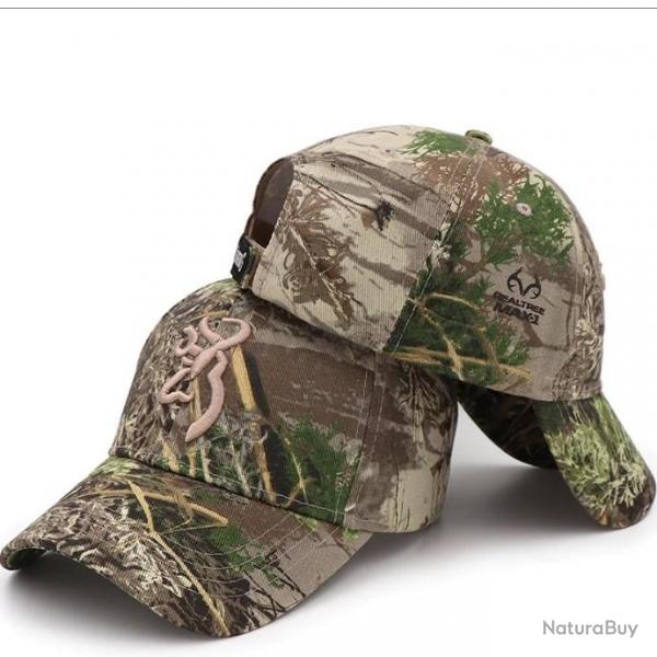 Casquette  camouflage chasse   BROWNING 100% coton Livraison 2--3 jours