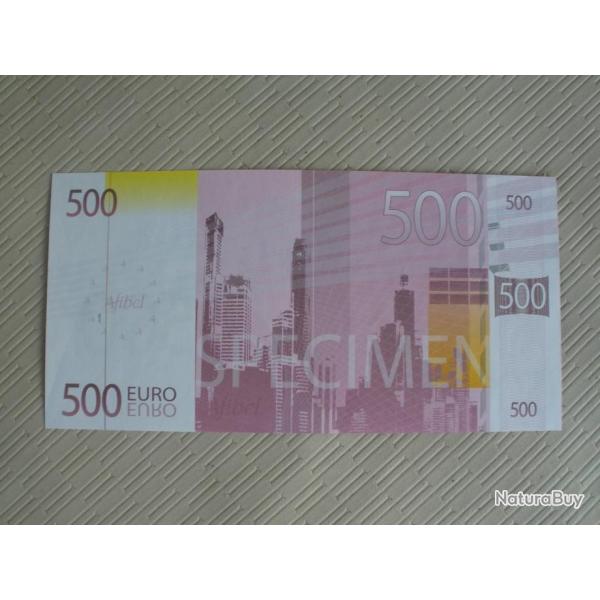 BILLET PUBLICITE AFIBEL DE 500E