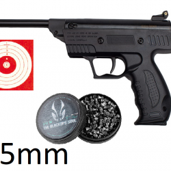 Pistolet à Plombs S3 cal.5.5mm + 250 Plombs + 10 Cibles