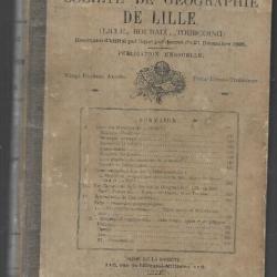 bulletin de la société de géographie de lille roubaix tourcoing, 1900