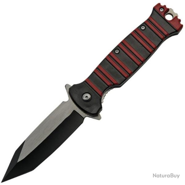 Couteau Pliant Linerlock Rouge Ouverture Assiste CN300510RD07