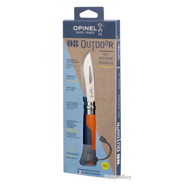 N8 OUTDOOR MER-MONTAGNE OPINEL Orange