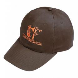 Casquette de chasse Club Interchasse Eddy Marron - Orange