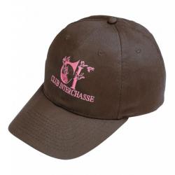 Casquette de chasse Club Interchasse Eddy Marron - Rose