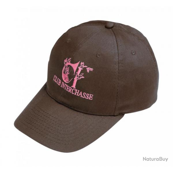 Casquette de chasse Club Interchasse Eddy Marron - Rose