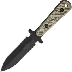 Couteau Swift Boot Knife Camouflag Made in USA avec Etui en Cuir  STK19307