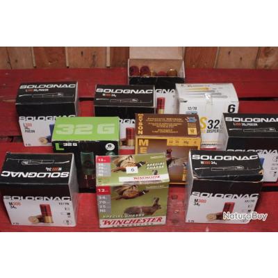 Lot de 240 cartouches environ de calibre 12 plombs de 6 ...