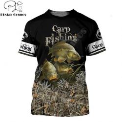 !!! LIVRAISON OFFERTE !!! Tee-shirt 3D réaliste chasse pêche réf 448