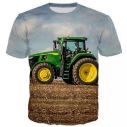 !!! LIVRAISON OFFERTE !!! Tee-shirt 3D réaliste chasse pêche agriculture tracteur réf 507