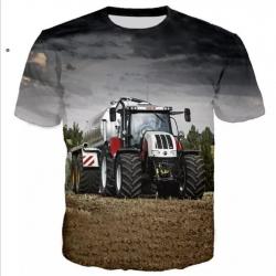 !!! LIVRAISON OFFERTE !!! Tee-shirt 3D réaliste chasse pêche agriculture tracteur réf 512