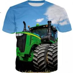!!! LIVRAISON OFFERTE !!! Tee-shirt 3D réaliste chasse pêche agriculture tracteur réf 514