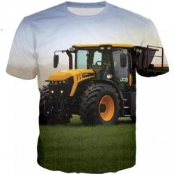 !!! LIVRAISON OFFERTE !!! Tee-shirt 3D réaliste chasse pêche agriculture tracteur réf 517