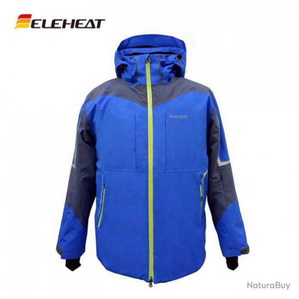 Veste de ski chauffante homme. Eleheat Orange