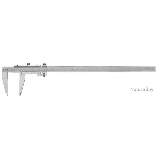 Pied  coulisse en acier spcial 1/20 0,05 mm mtrique rglage fin et vis de blocage MIB CALG15205