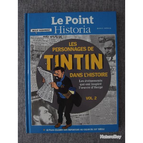 Le Point Historia Les Personnages de Tintin Hors-Srie Vol.2