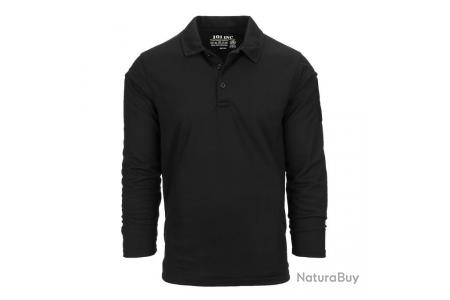 Polo Tactique Noir Manches Longues A Sechage Rapide 101 Inc Tee Shirts Outdoor 7114733