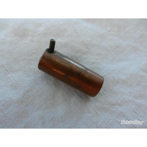 ancienne cartouche  broche calibre 9 mm
