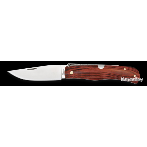 Couteau pliant pakkawood rouge. Lame 8 cm 0164907