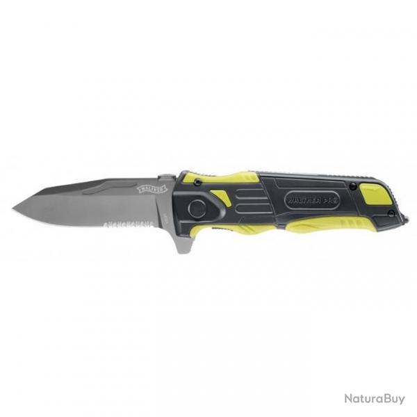 Couteau Walther Rescue Knife Pro Jaune