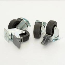 Set 4 Roues pour cage transport IATA - Transport animaux par avion