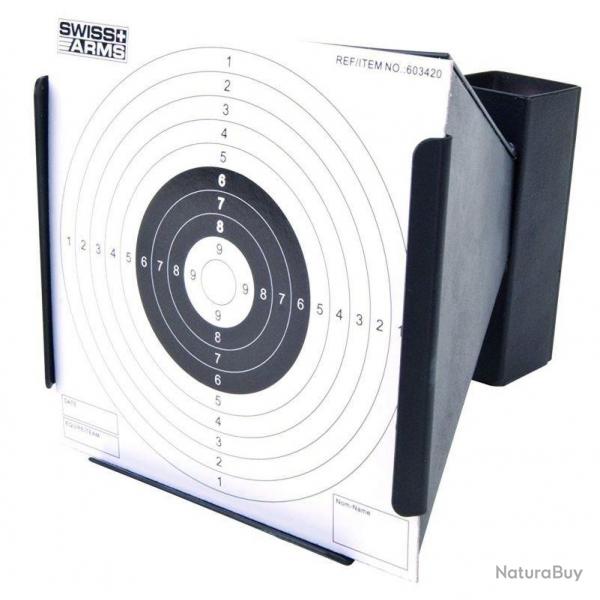Porte Cible conique en mtal Swiss Arms Cybergun 603418 14 x 14 cm