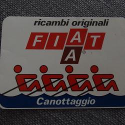 FIAT Ricambi Originali Canottaggio autocollant vintage 12 cm