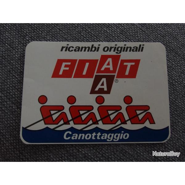 FIAT Ricambi Originali Canottaggio autocollant vintage 12 cm