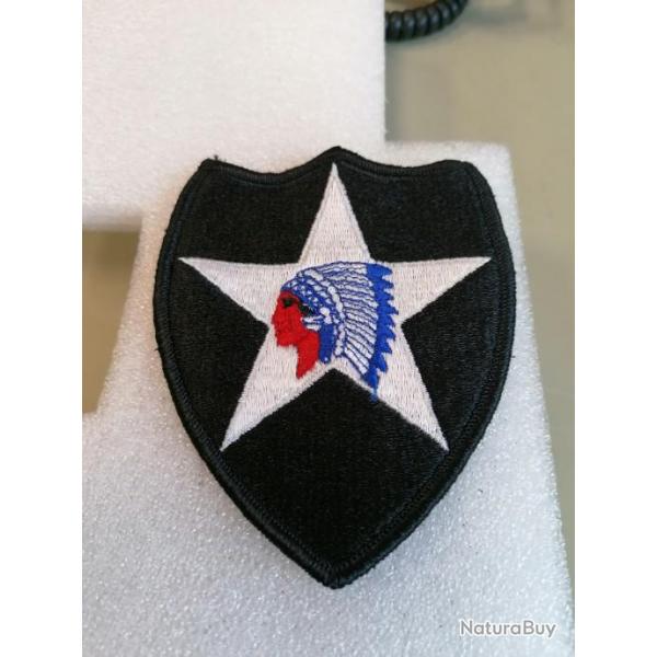Patch arme us 2nd infantry division indian head original 2