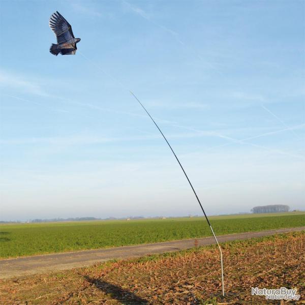 Mt tlescopique pour cerf volant effaroucheur