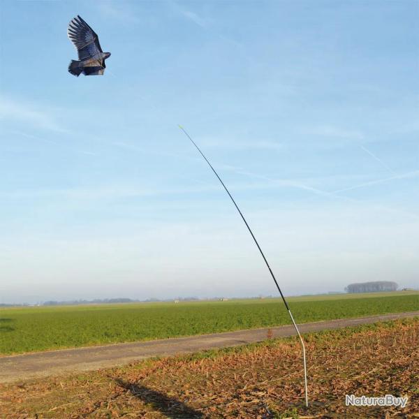Mt tlescopique pour cerf volant effaroucheur