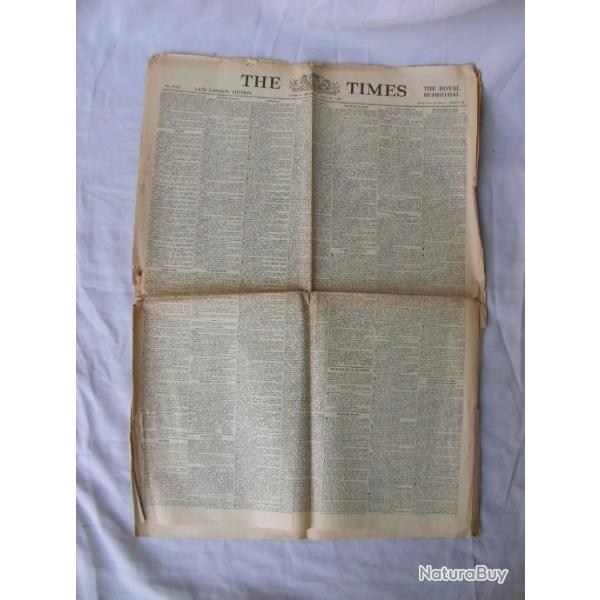 WW2/POSTWAR ANGLETERRE JOURNAL ANGLAIS " THE TIMES " DU 10 JUILLET 1947 8 PAGES