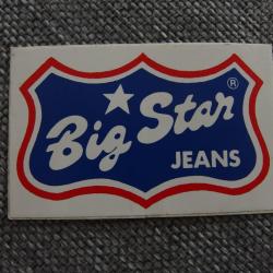 Big Star Jeans autocollant vintage 7,50 cm