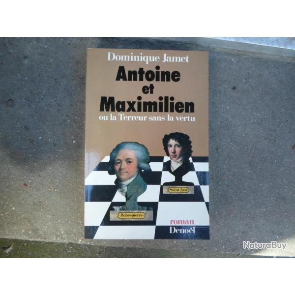 LIVRE ANTOINE ET MAXIMILIEN