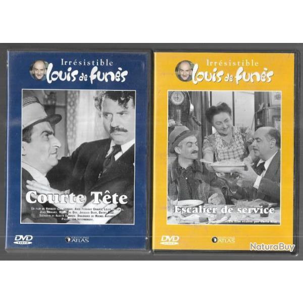 irrsistible louis de funs, courte tte, escalier de service, les tortillards, lgre et lot 4 dvd