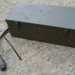 Amplificateur armée française pour détecteur de mines époque guerre Algérie