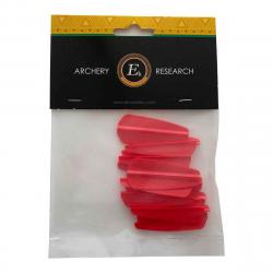 Plumes Rouges pour réparation empennage flèches Cobra R9-RX et SIEGE