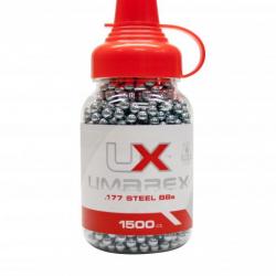 1500 billes d'acier nickelées Umarex, 4.5 mm BB